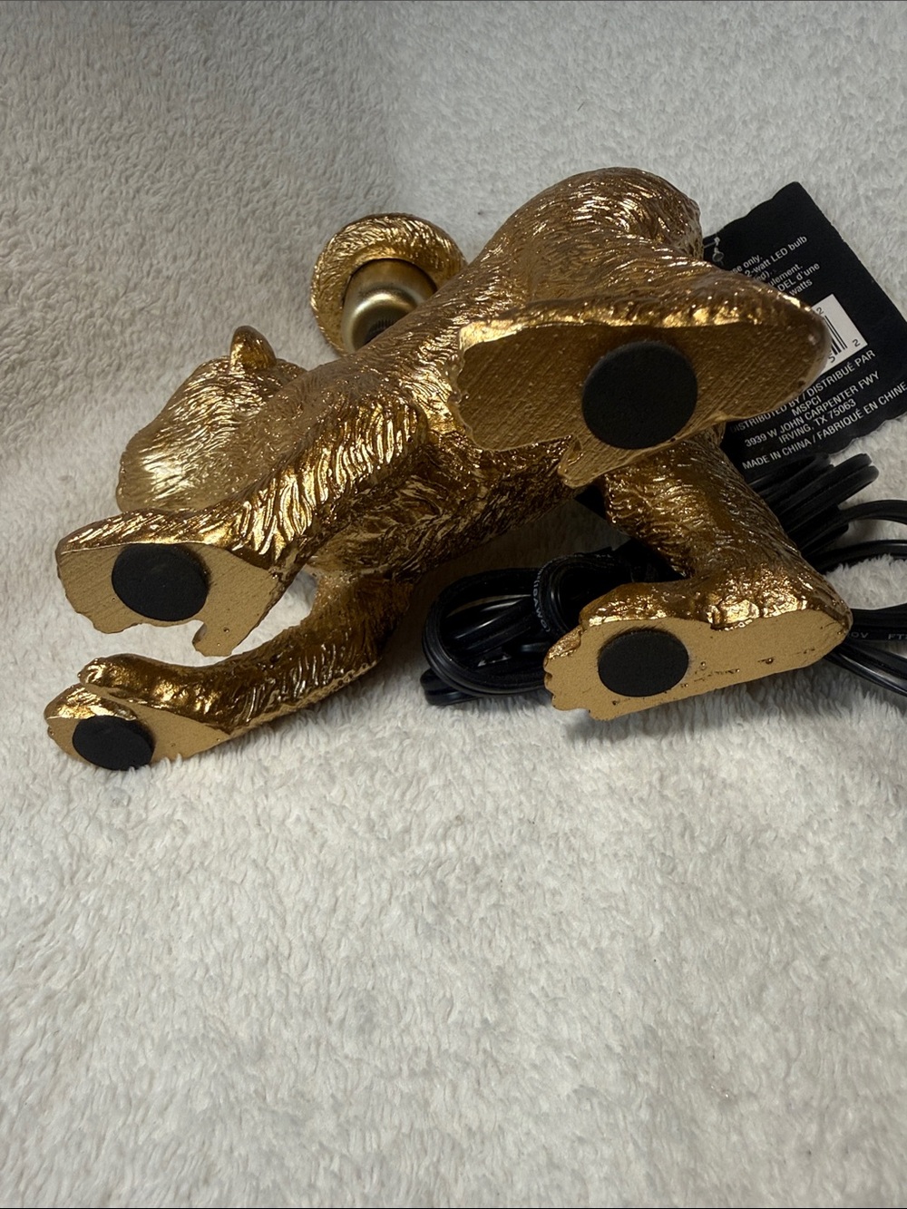 Ashland Gold Safari Tabletop Lamp - Picture 7 of 7